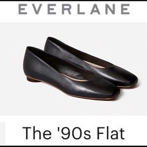 Everlane 90’s style black flat